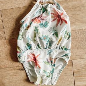 Toddler Swimsuit Old Navy floral size 2t